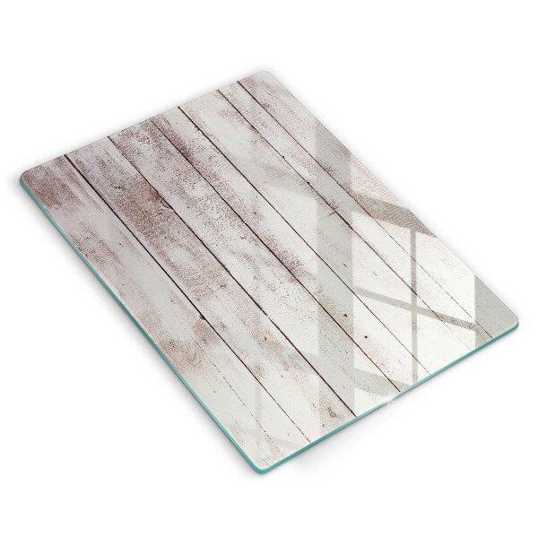 Steklena podloga za rezanje Stare lesene plošče