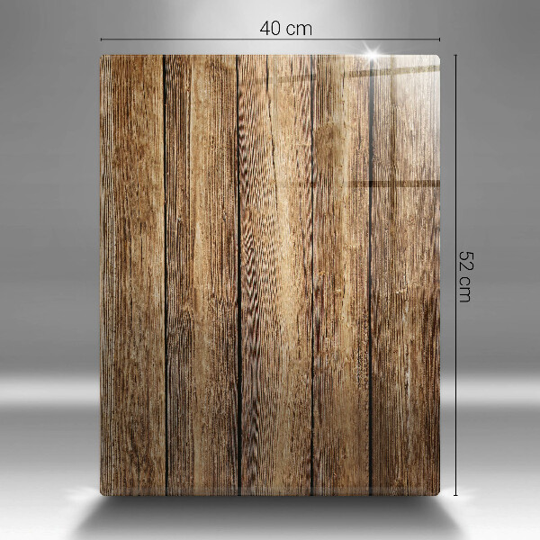 Steklena podloga za rezanje Plošče s teksturo lesa