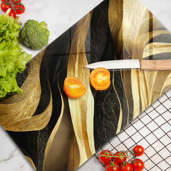 Steklena podloga za rezanje Elegantna abstrakcija