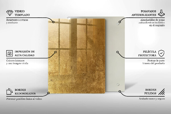 Steklena podloga za rezanje Pastelne potonike