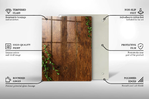 Steklena podloga za rezanje Zlata abstrakcija