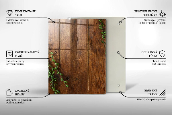 Steklena podloga za rezanje Zlata abstrakcija