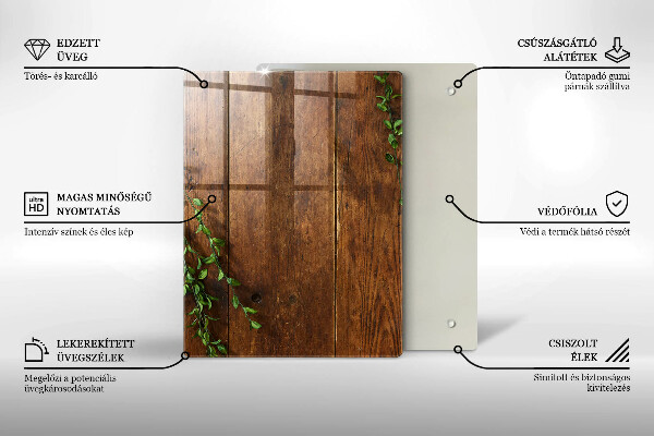 Steklena podloga za rezanje Zlata abstrakcija