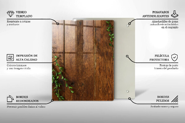 Steklena podloga za rezanje Zlata abstrakcija