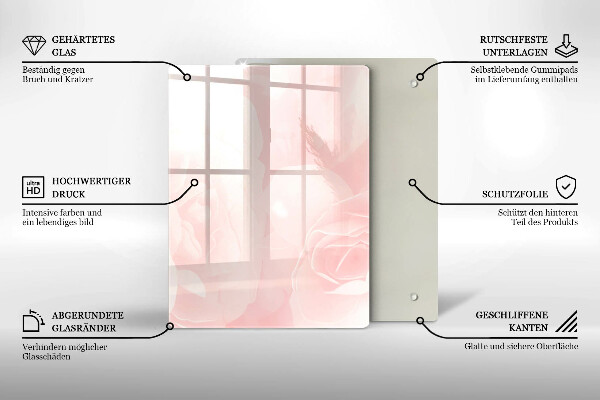 Steklena podloga za rezanje Moderni marmor