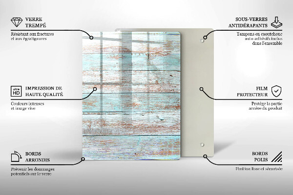Steklena podloga za rezanje Moderna abstrakcija