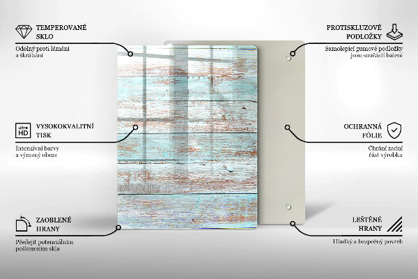 Steklena podloga za rezanje Moderna abstrakcija