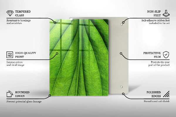 Steklena podloga za rezanje Tekstura marmornega kamna