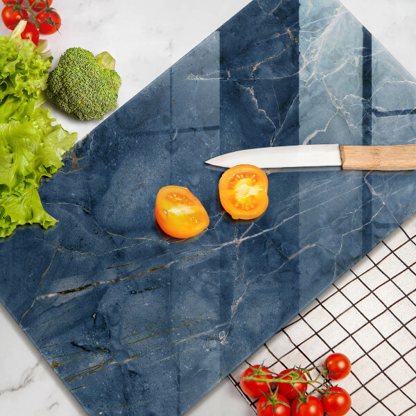 Steklena podloga za rezanje Tekstura marmornega kamna