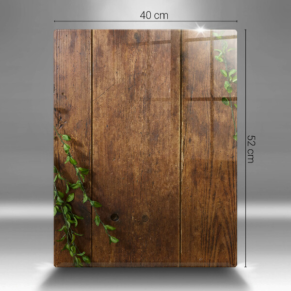 Steklena podloga za rezanje Lesene deske in listi