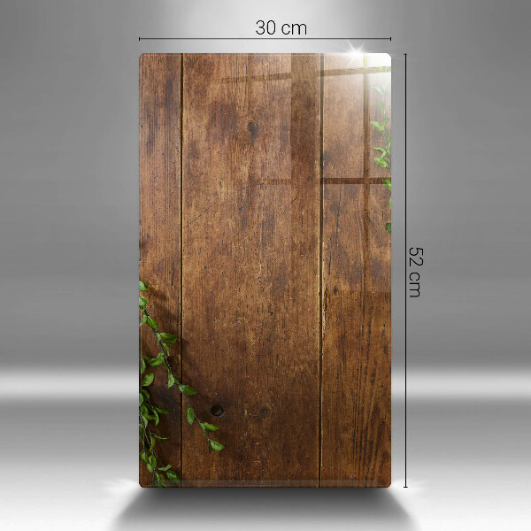 Steklena podloga za rezanje Lesene deske in listi