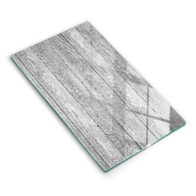 Steklena podloga za rezanje Stare lesene plošče