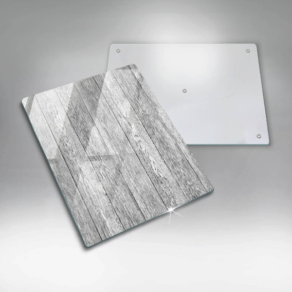 Steklena podloga za rezanje Stare lesene plošče