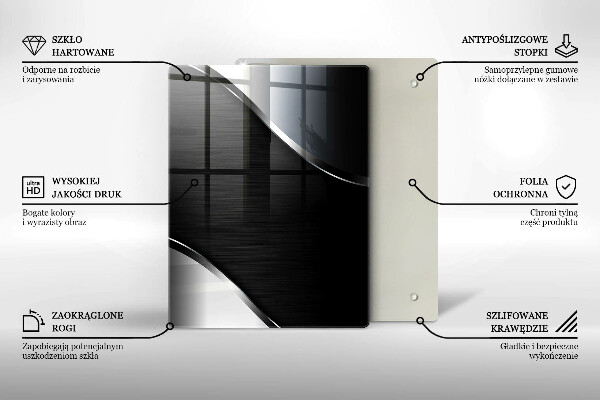 Steklena podloga za rezanje Stare lesene plošče