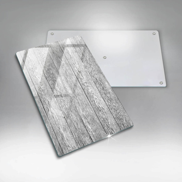 Steklena podloga za rezanje Stare lesene plošče