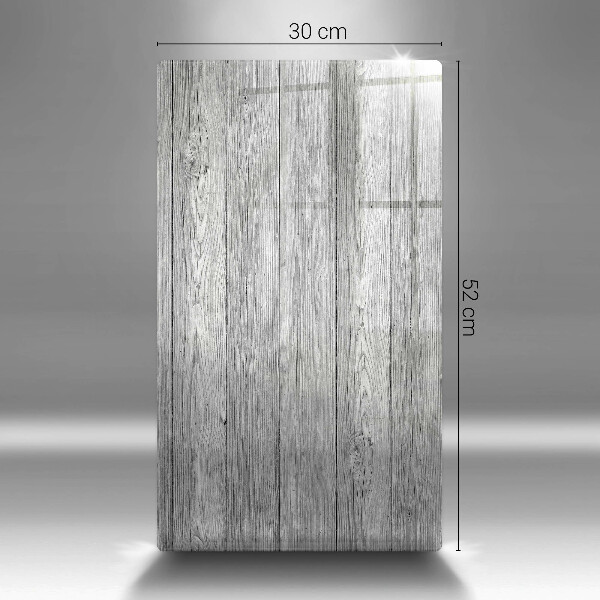 Steklena podloga za rezanje Stare lesene plošče