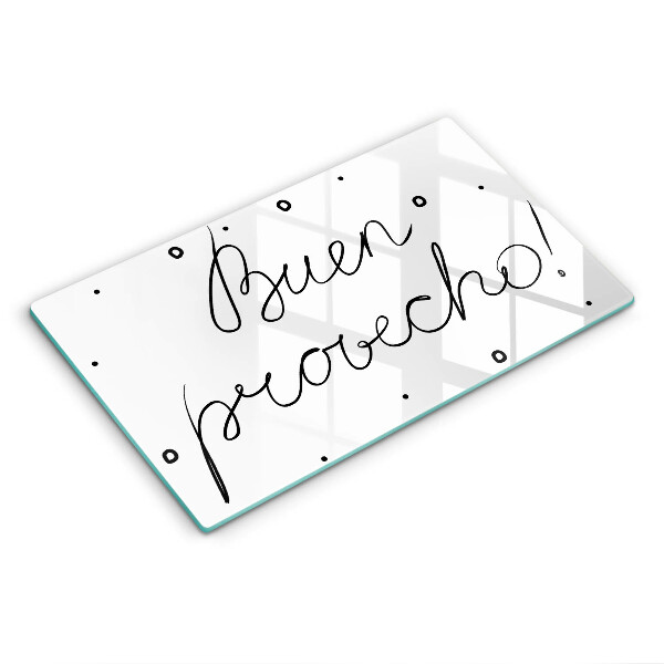 Steklena podloga za rezanje Buen provecho!