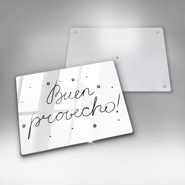 Steklena podloga za rezanje Buen provecho!