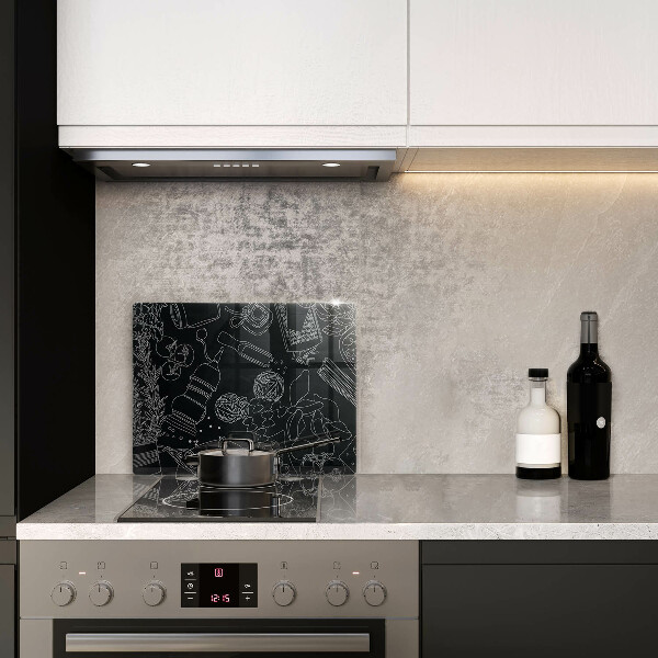 Steklena podloga za rezanje Kuhinjski dodatki