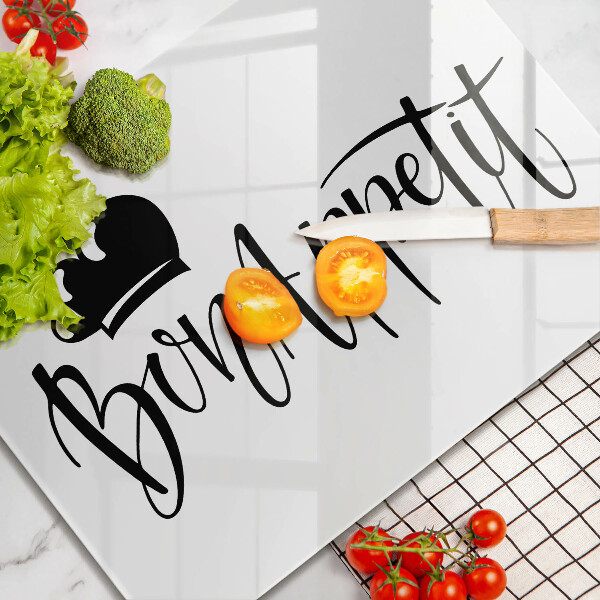 Steklena podloga za rezanje Bon Appetit