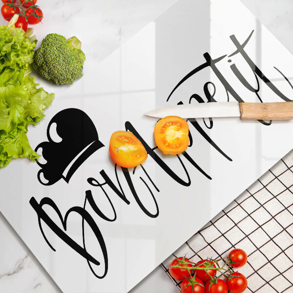 Steklena podloga za rezanje Bon Appetit