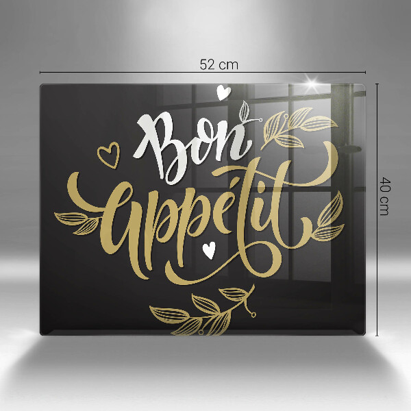 Steklena podloga za rezanje Bon Appetit