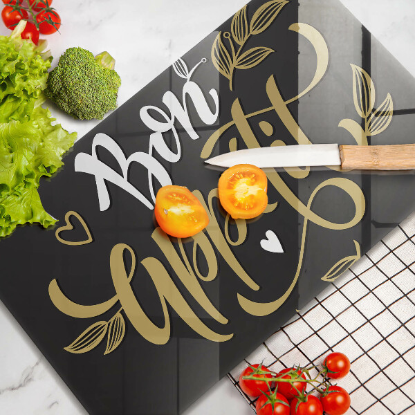 Steklena podloga za rezanje Bon Appetit