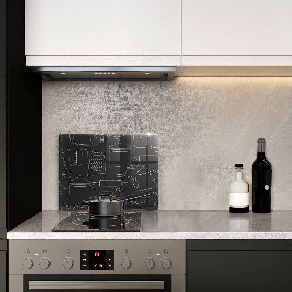 Steklena podloga za rezanje Risani kuhinjski dodatki