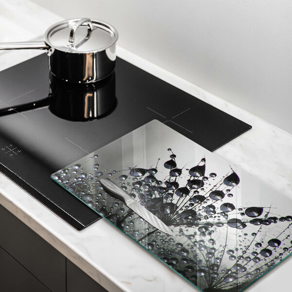 Steklena podloga za rezanje Regrat in rosa