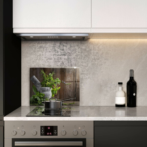 Steklena podloga za rezanje Sadi zelišča in les