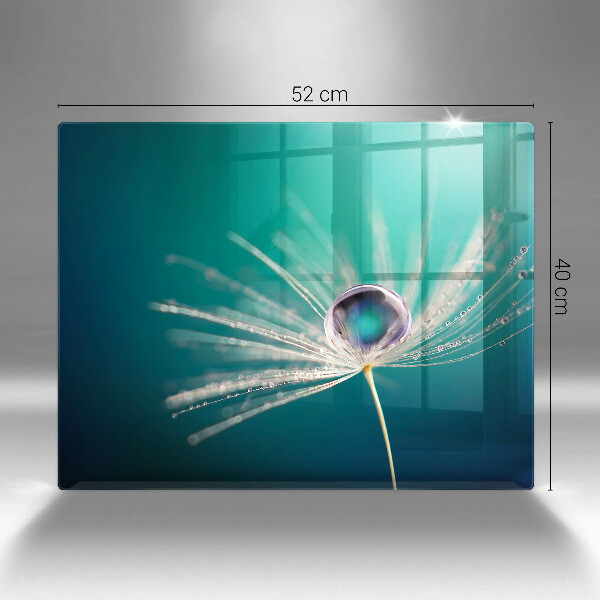 Steklena podloga za rezanje Rosa na regratu