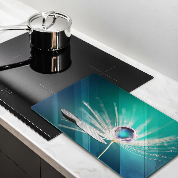 Steklena podloga za rezanje Rosa na regratu