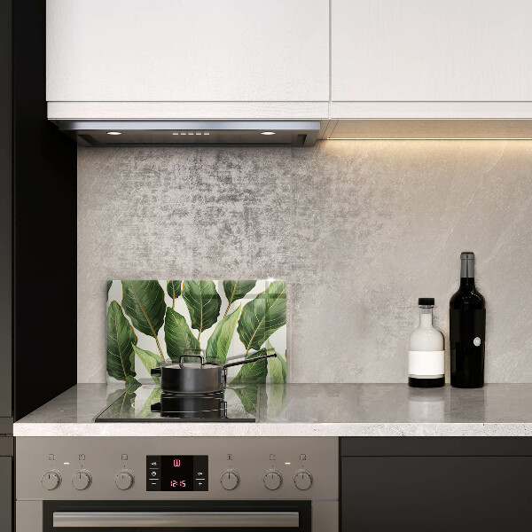 Steklena podloga za rezanje Bananini listi