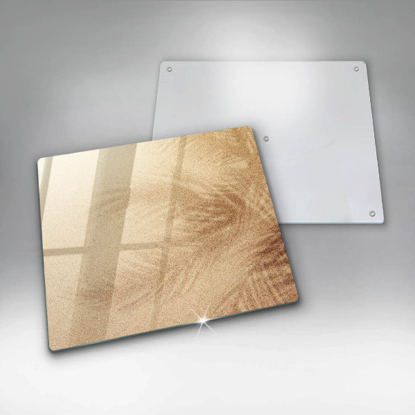 Steklena podloga za rezanje Počitnice na peščeni plaži