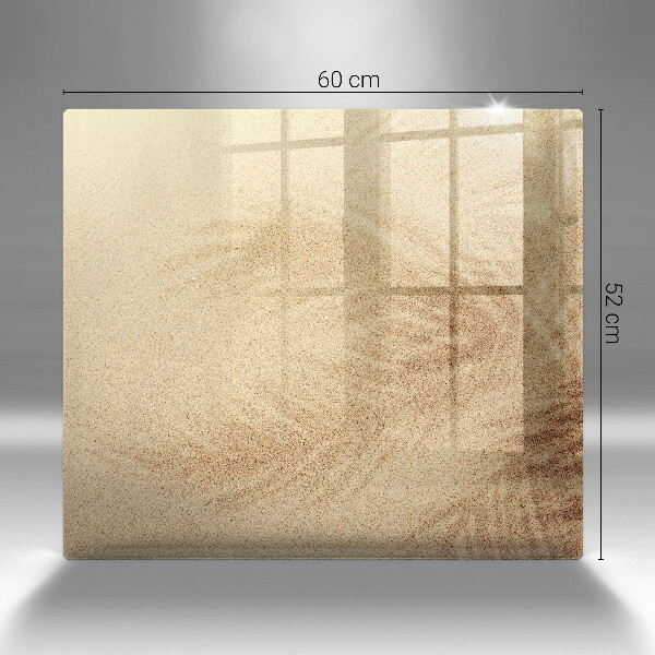 Steklena podloga za rezanje Počitnice na peščeni plaži