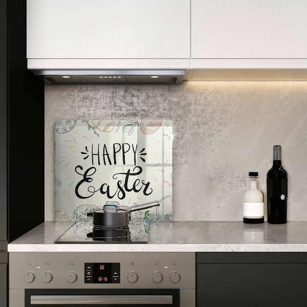Steklena podloga za rezanje Happy Easter