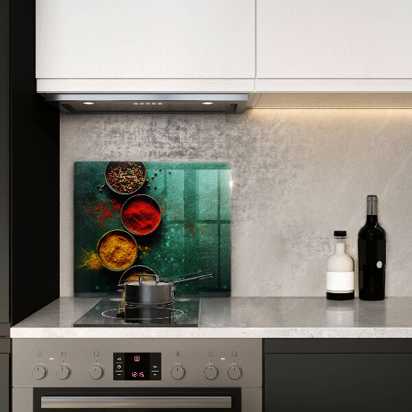 Steklena podloga za rezanje Orientalske začimbe