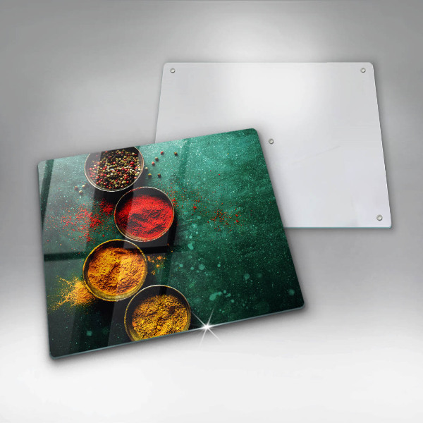 Steklena podloga za rezanje Orientalske začimbe