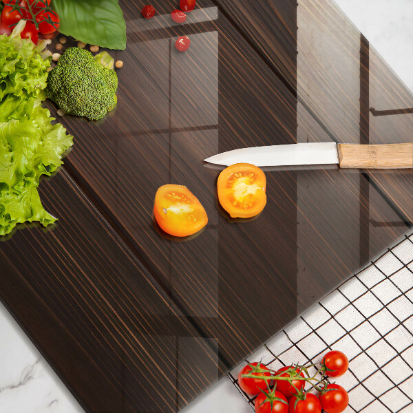 Steklena podloga za rezanje Zelenjava na mizi