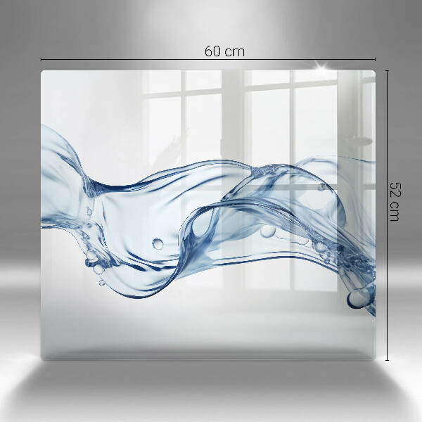 Steklena podloga za rezanje Kristalna voda