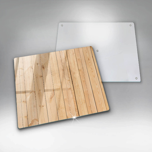Steklena podloga za rezanje Občutljive lesene deske