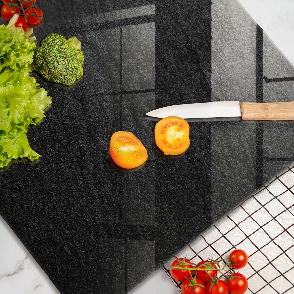 Steklena podloga za rezanje tekstura kamna