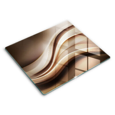 Steklena podloga za rezanje Abstrakcija nežne linije