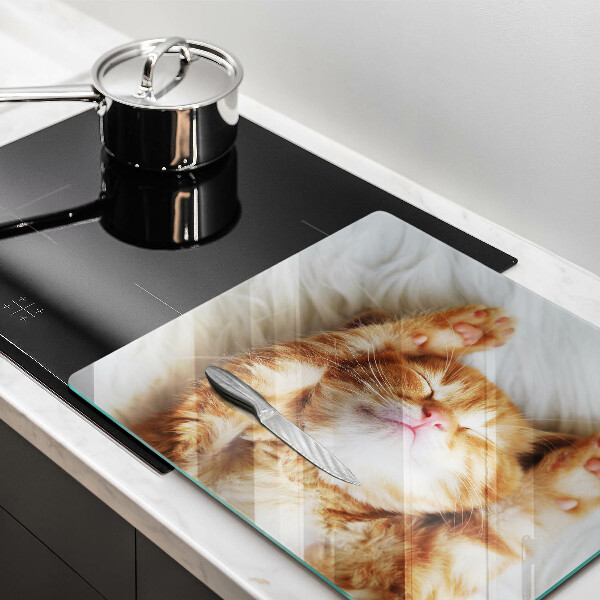 Steklena podloga za rezanje Majhna ljubka mucka