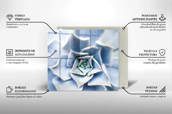 Steklena podloga za rezanje Cvetlična rastlina