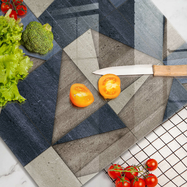 Steklena podloga za rezanje Geometrijska abstrakcija