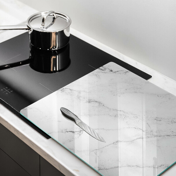 Steklena podloga za rezanje Elegantna tekstura marmorja