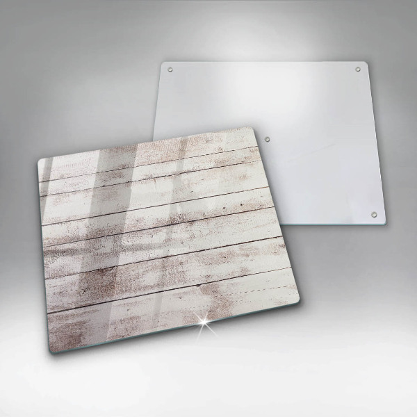Steklena podloga za rezanje Stare lesene plošče