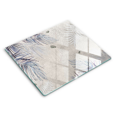 Steklena podloga za rezanje Subtilni listi