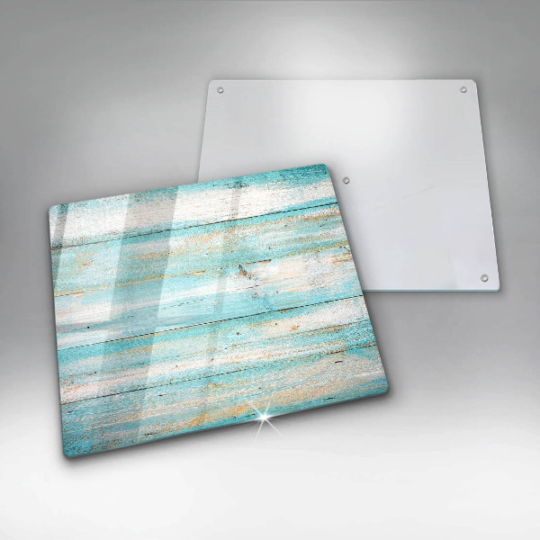 Steklena podloga za rezanje Vintage lesene plošče